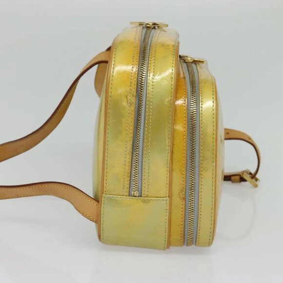 LOUIS VUITTON Monogram Vernis Marley Backpack Gris M91038 LV Auth